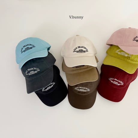 vbunny/8. sanfran cap FREE(48-53CM)