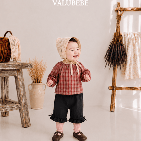 valubebe/19. check smoke blouse 6M-S