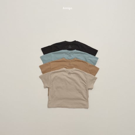 amigo/42. vanilla pocket T-shirt XS-XL