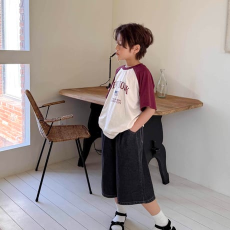 fromi/48. two color raglan T-shirt JS-JL