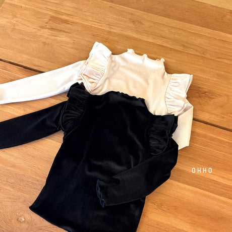 ohho/23. french velvet wing T-shirt S-2XL