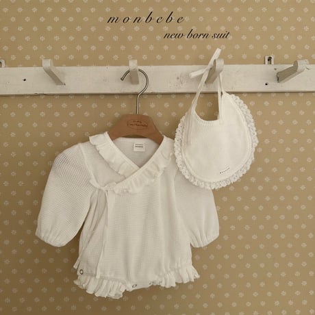 monbebe/37. waffle rap suit NEWBORN(0-3M)-S(3-6M)