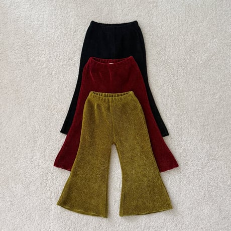 urbanrabbit/20. Choco Ribbed Bootcut Pants XS-XL