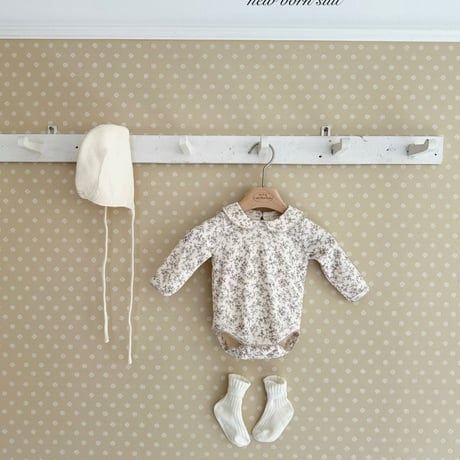 monbebe/32. print collar suit S(3-6M)-L(12-24M)