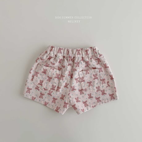 melikey/42. color ribbon half pants JS-JM