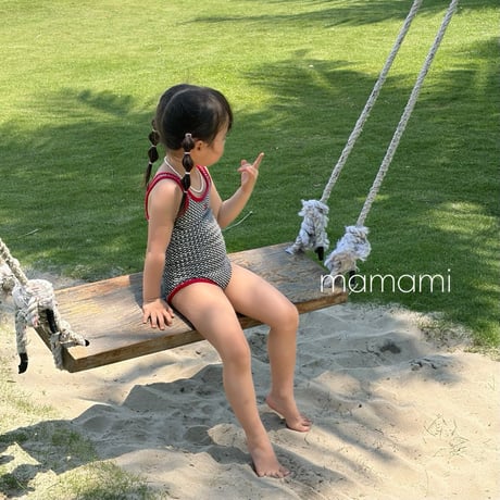 mamami/6. candy check swimsuit S-XL