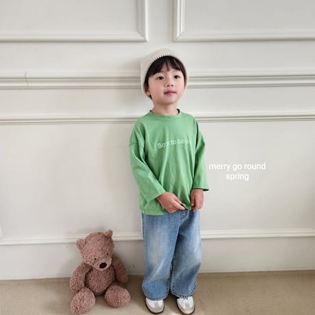 merrygoround/40. simple alphabet T-shirt XS-2XL
