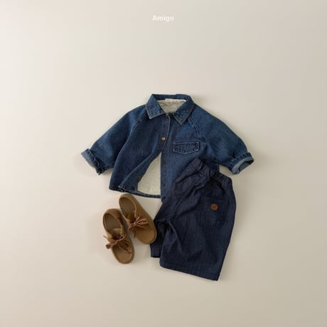 amigo/5. 7bu herringbon denim XS-XL