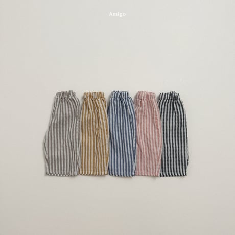 amigo/29. lapping stripe pants XS-XL