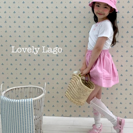 lago/2. pin tuck skt pants S-JS