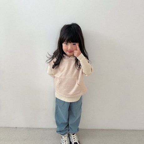 digreen/42. woody hooded vest? S-2XL