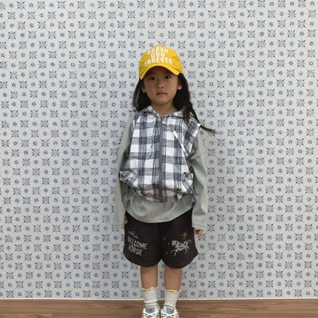 gou/57. checkcheck vest hood JS-JL