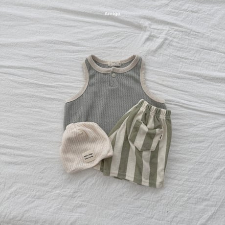 amigo/43. rain jagard sleeveless XS-XL