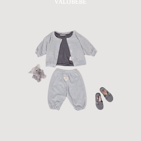 valubebe/91. bello stripe pants 6M-S