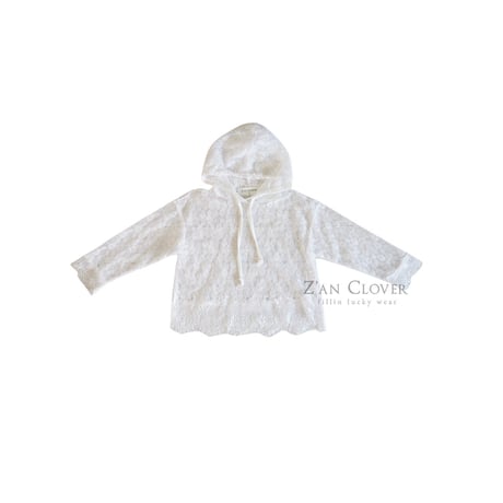 zanclover/135. sisuru lace hoody  13-19