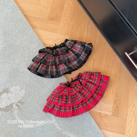 ninibello/77. Carol Check Skirt? XS-XL