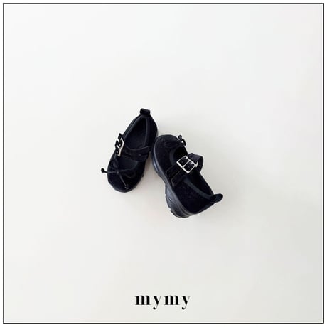 mymy/3. black rice shoes 140-200