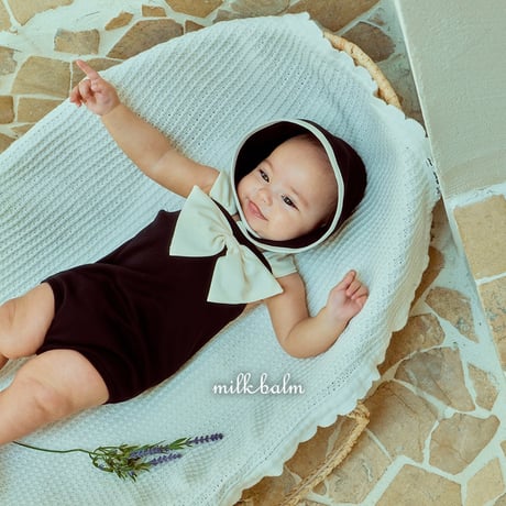 milkbalm/3. ribbon ( without hat) swimsuit S(1-2Y)-L(5-6Y)