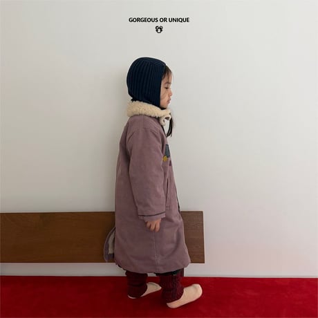 gou/113. osyare long coat XS(2-3Y)-XL(6-7Y)