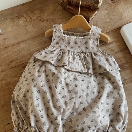 monpetitbebe/3. Rose Jumpsuit S(6M-12M)-M(12M-18M)