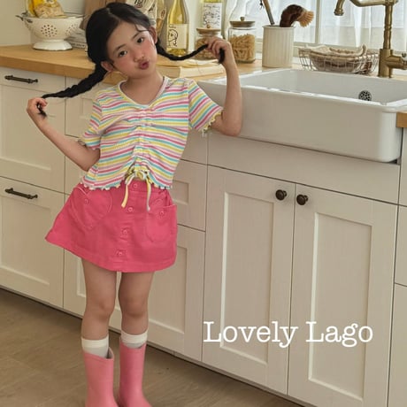 lago/28. heart flower pants S-JS