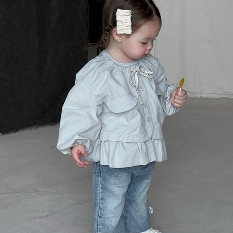 aiai/96. bebe fril denim pants XS-L