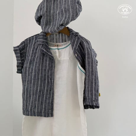gou/171. B- linen shirt 2(6-12M)-3(12-18M)