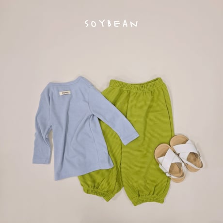 soybean/147. kids two color updown set XS-XL