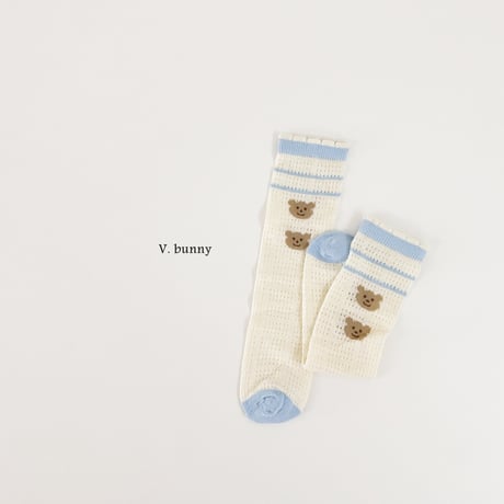 vbunny/29. cloud flower socks set FREE(32CM)