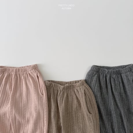 lindo/67. alle knit jogger XS-XL