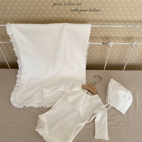 monbebe/35. bebe lace bonnet FREE(0-12M)