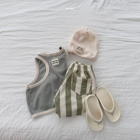 amigo/43. rain jagard sleeveless XS-XL