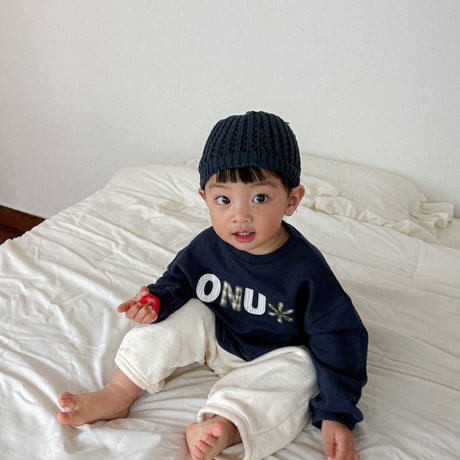 onu/8. embroidery patch T-shirt BABY(12M)-XL(6-7Y)