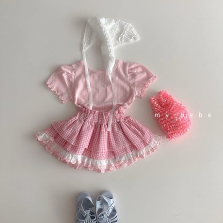 mybebe/18. x fril T-shirt XS-XL