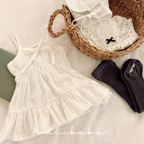 valubebe/12. shirring one-piece 6M-S