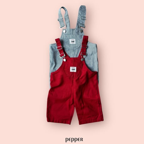 pepper/11. cherry overalls  XS-XL