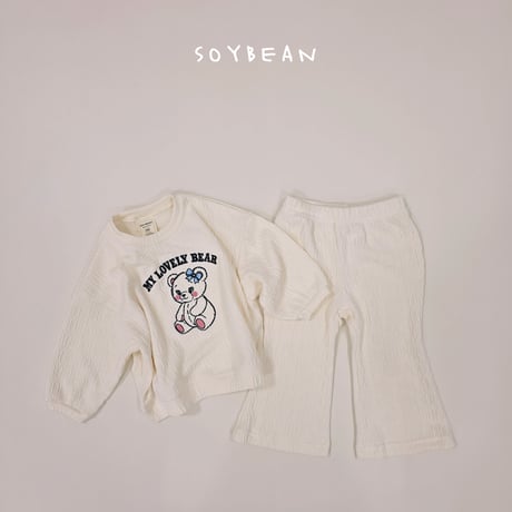soybean/96. bear knit updown set JS-JM