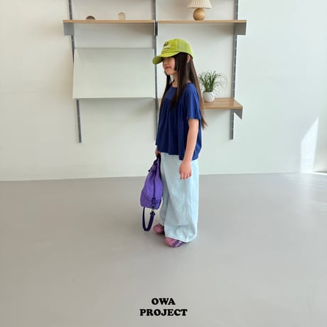 owa/15. shirring T-shirt S-XL