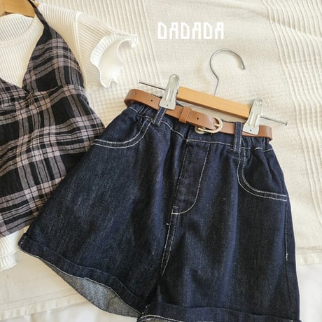 dadada/10. HOT denim PT( belt ) set M-XL