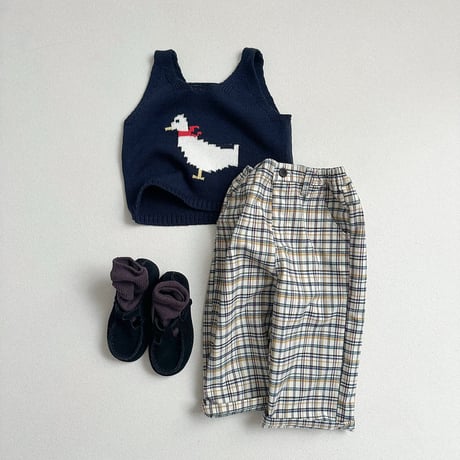 minirobe/38. Adele Check Pants S-XL