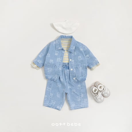 oottbebe/66. bear jacket XS(1-2Y)-XL(6-7Y)