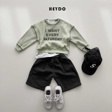 heydo/41. waffle man-to-man S-XL