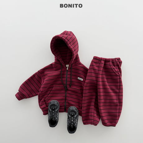 bonito/36. Woori st hood zipup set JS-JM