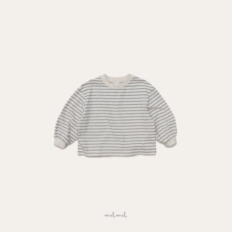 melmel/13. Lip Stripe T-shirt XXS-XL