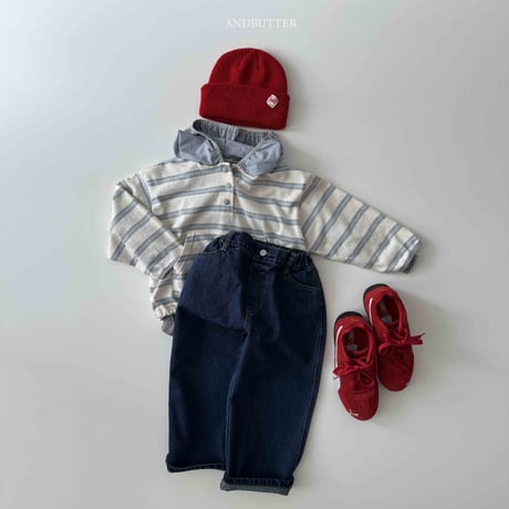 andbutter/22. Today Stripe Hoodie S-XL