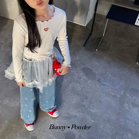 bunnypowder/57. heart T-shirt S-XL