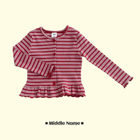 middlename/12. fril cardigan JS-JM