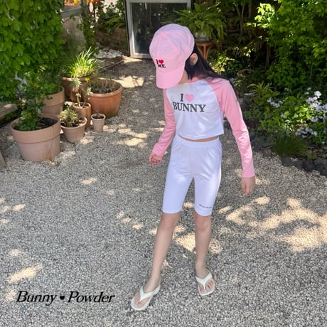 bunnypowder/267. I love rash guard  L(120-135CM)-XL(135-150CM)