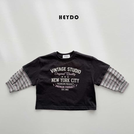 heydo/7. vintage double T-shirt S-XL