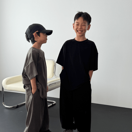 hibuddy/5. velvet half t T-shirt S-XL